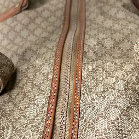 Celine Tan and Brown Travel Bag - Picture 9 of 17